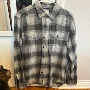 American Eagle Plaid Button Up